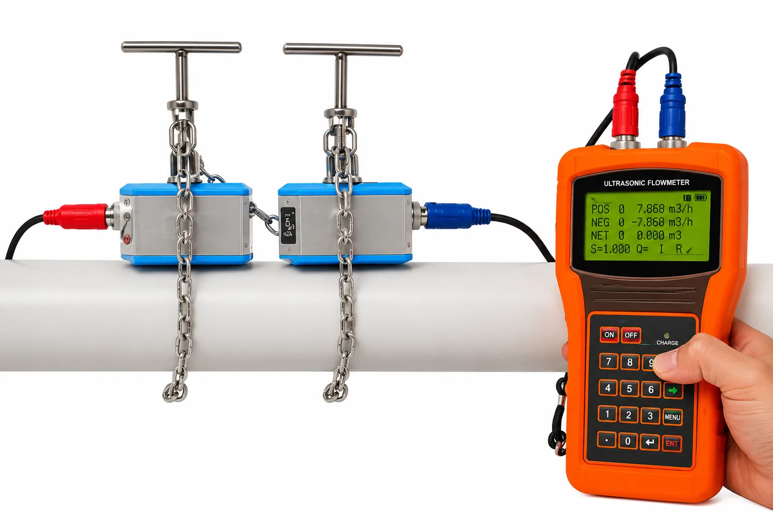 Imagen del producto Flujómetro Ultrasónico